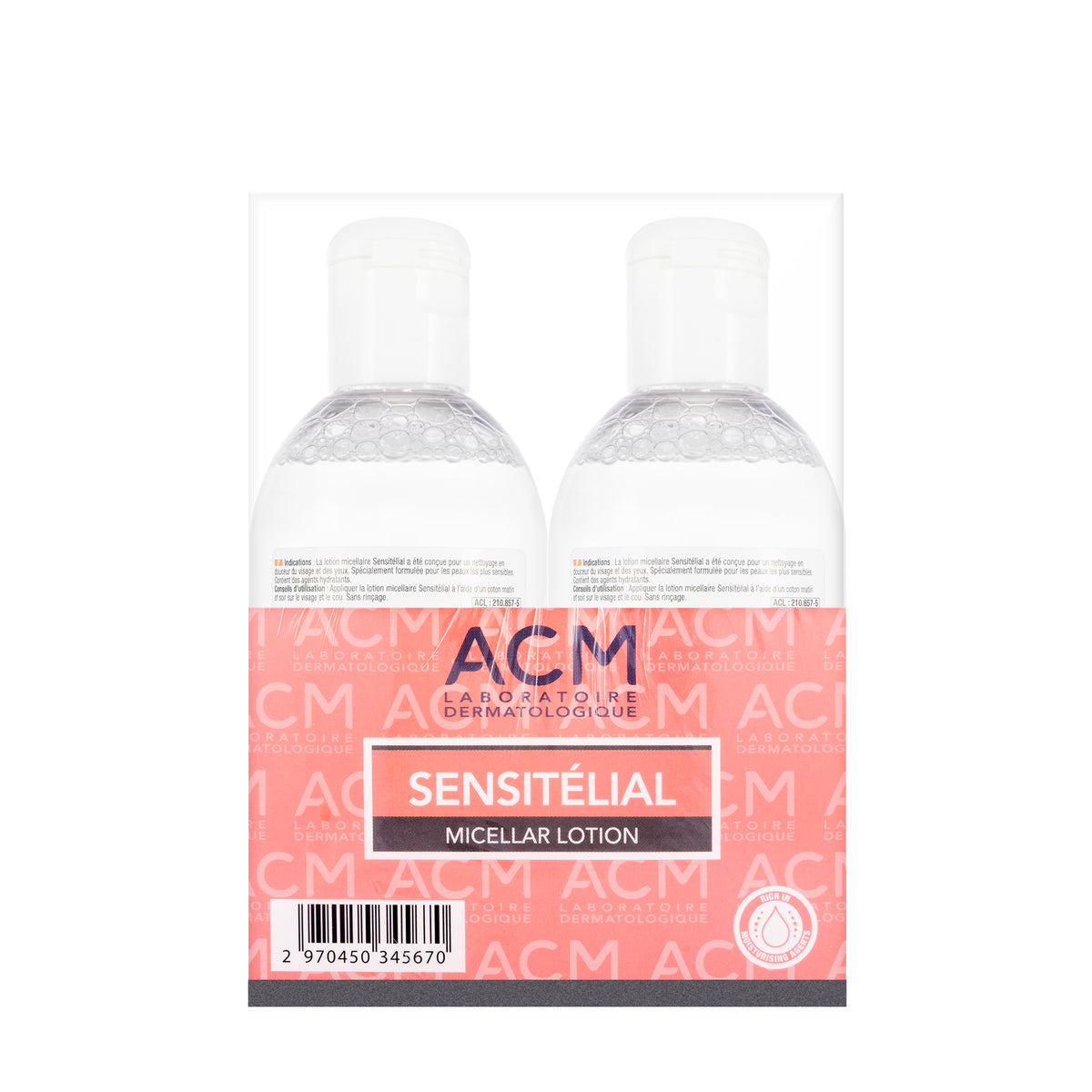 ACM Sensitelial Micellar Lotion 250Ml 2 Pieces Offer