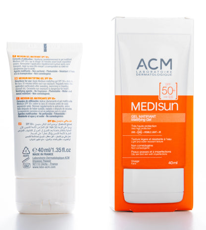 ACM Medisun Mattifying Spf50+ Gel 40Ml 1+1Offer