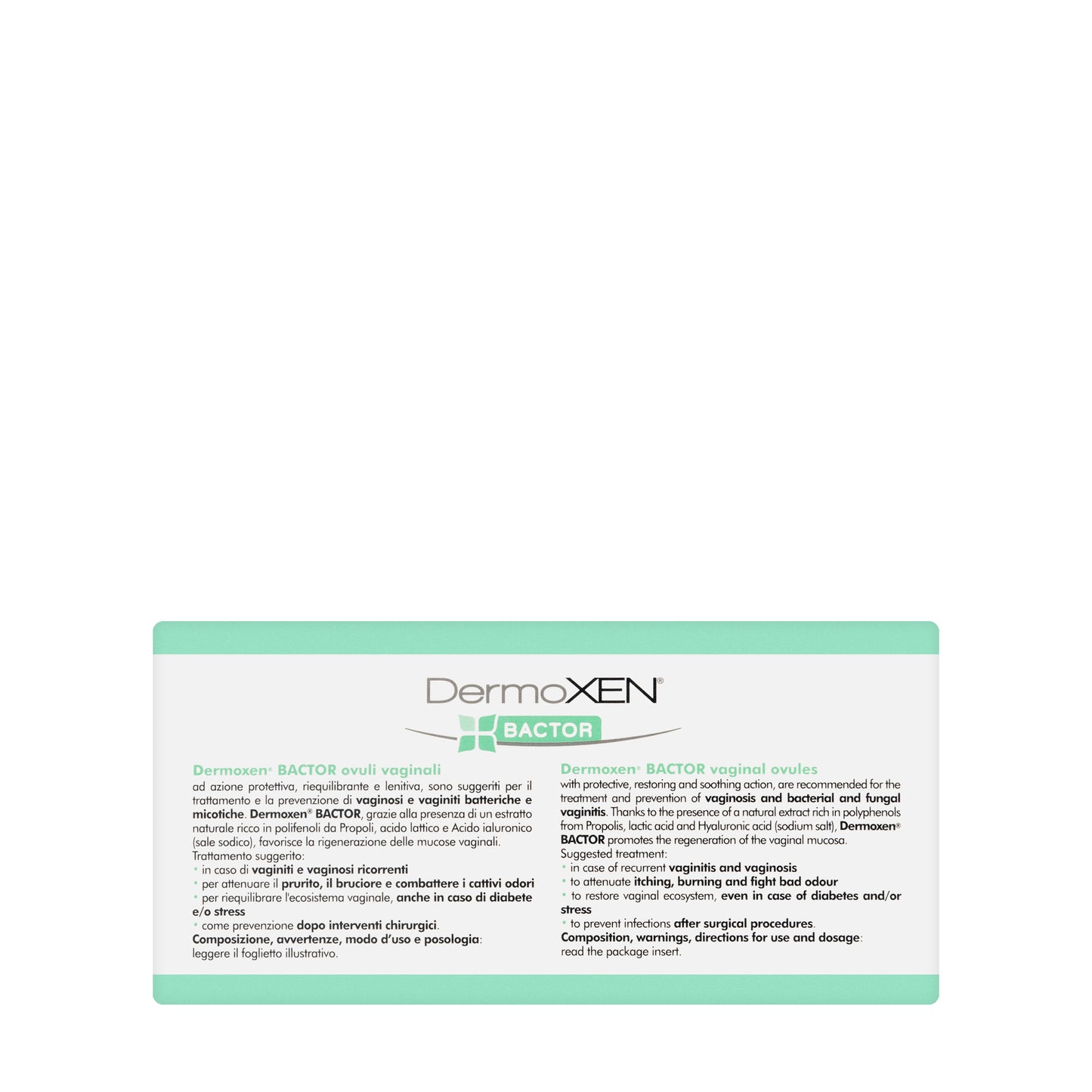 Dermoxen Bactor Vaginal Ovules 7pieces