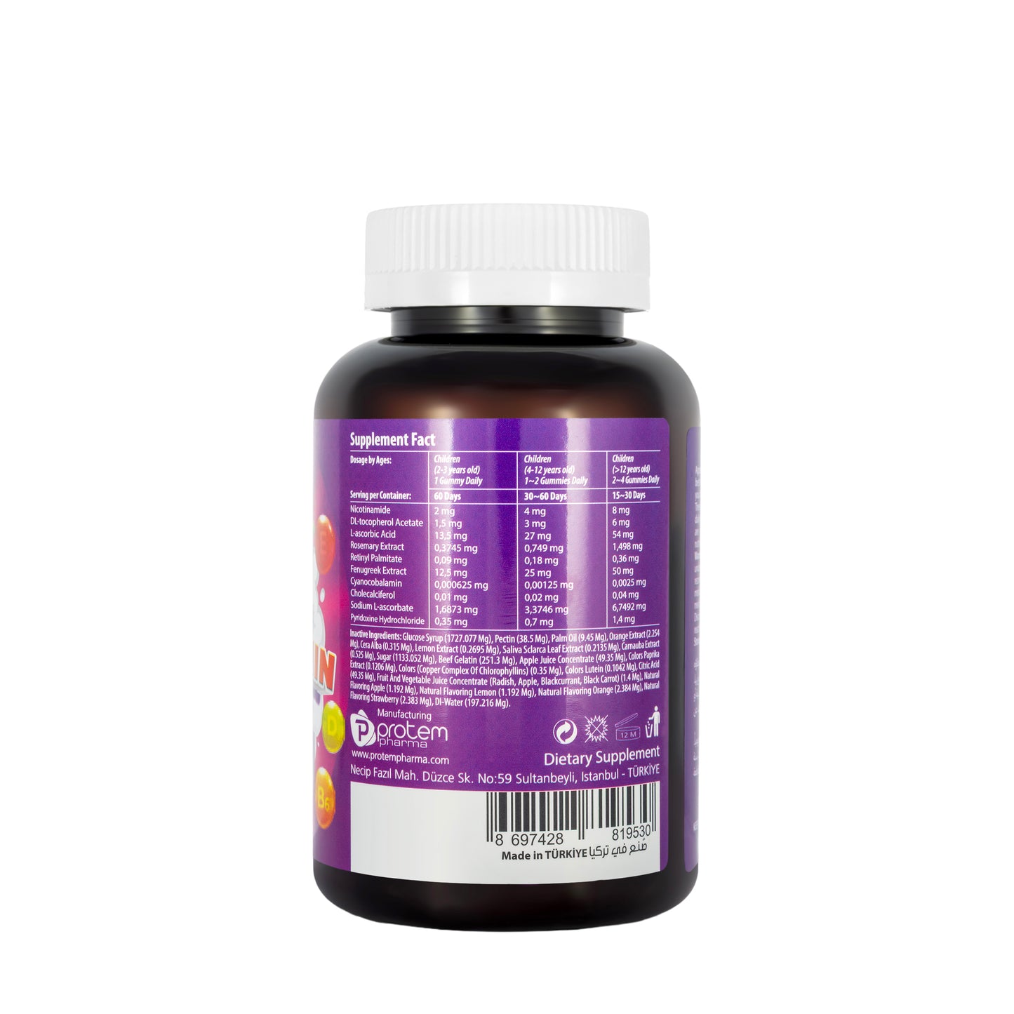 Protem Pharma Appetizer Gummies multivitamin 60 Gummies