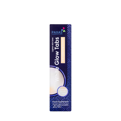 Paxas White Glow Tabs 20 Effervescent Tablets 