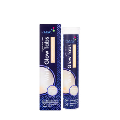 Paxas White Glow Tabs 20 Effervescent Tablets 