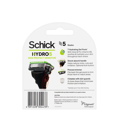 Schick Hydro 5 Skin Protect Sensitive Refill 4 Pieces
