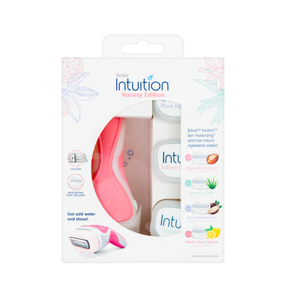 Schick Intuition Variety Razor Kit Pink/Green