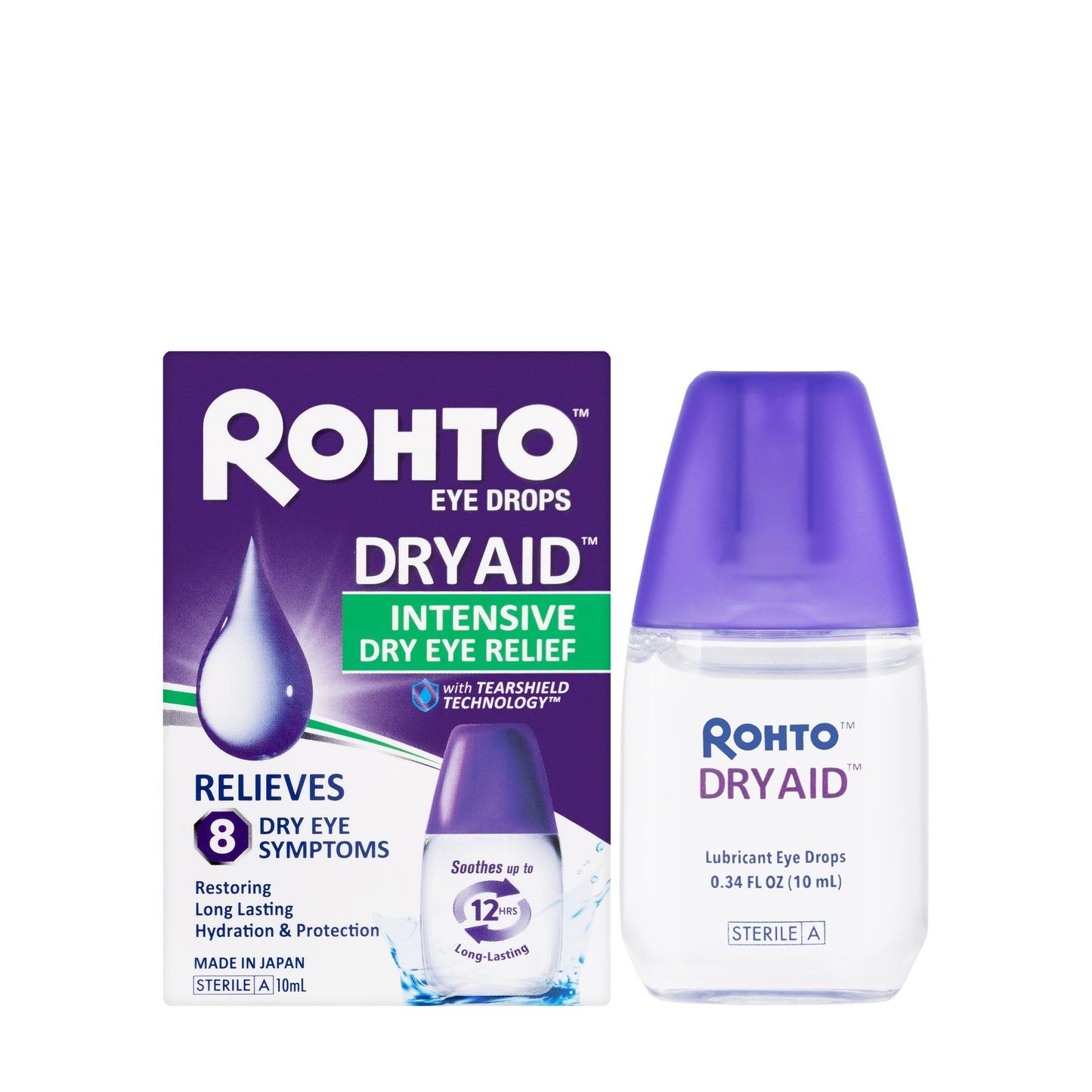 Rohto Dry Aid Eye Drops 10Ml
