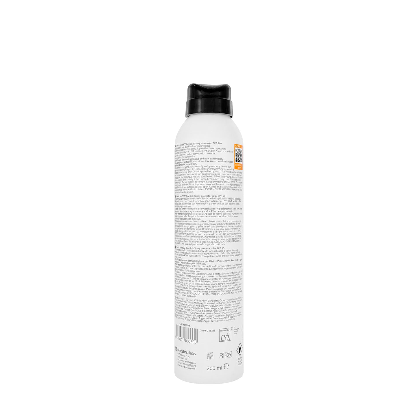 Heliocare SPF 50+ Invisible Spray 200 Ml