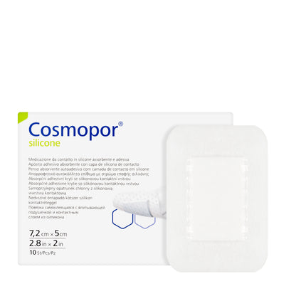 Hartmann Cosmopor Silicone 7.2X5Cm 10 Pieces