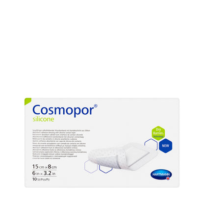Hartmann Cosmopor Silicone 15X8Cm 10 Pieces