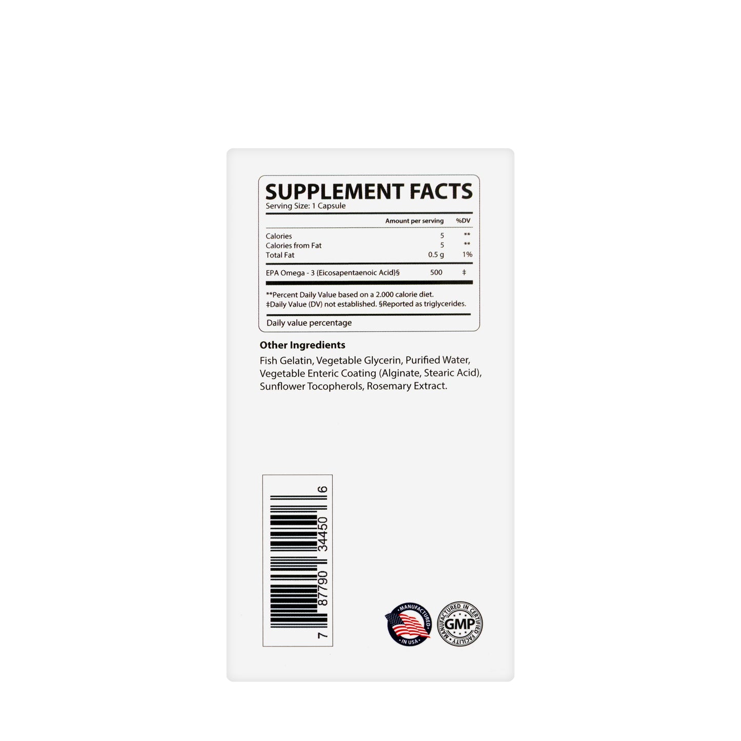 Us Nutri Max-Epa Omega-3 60 Capsules