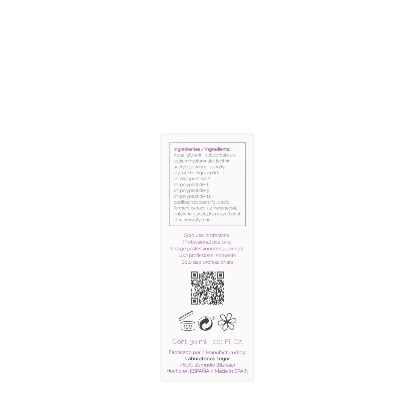 Tegoder GF -FC Revitalising Concentrate 30  30 ml