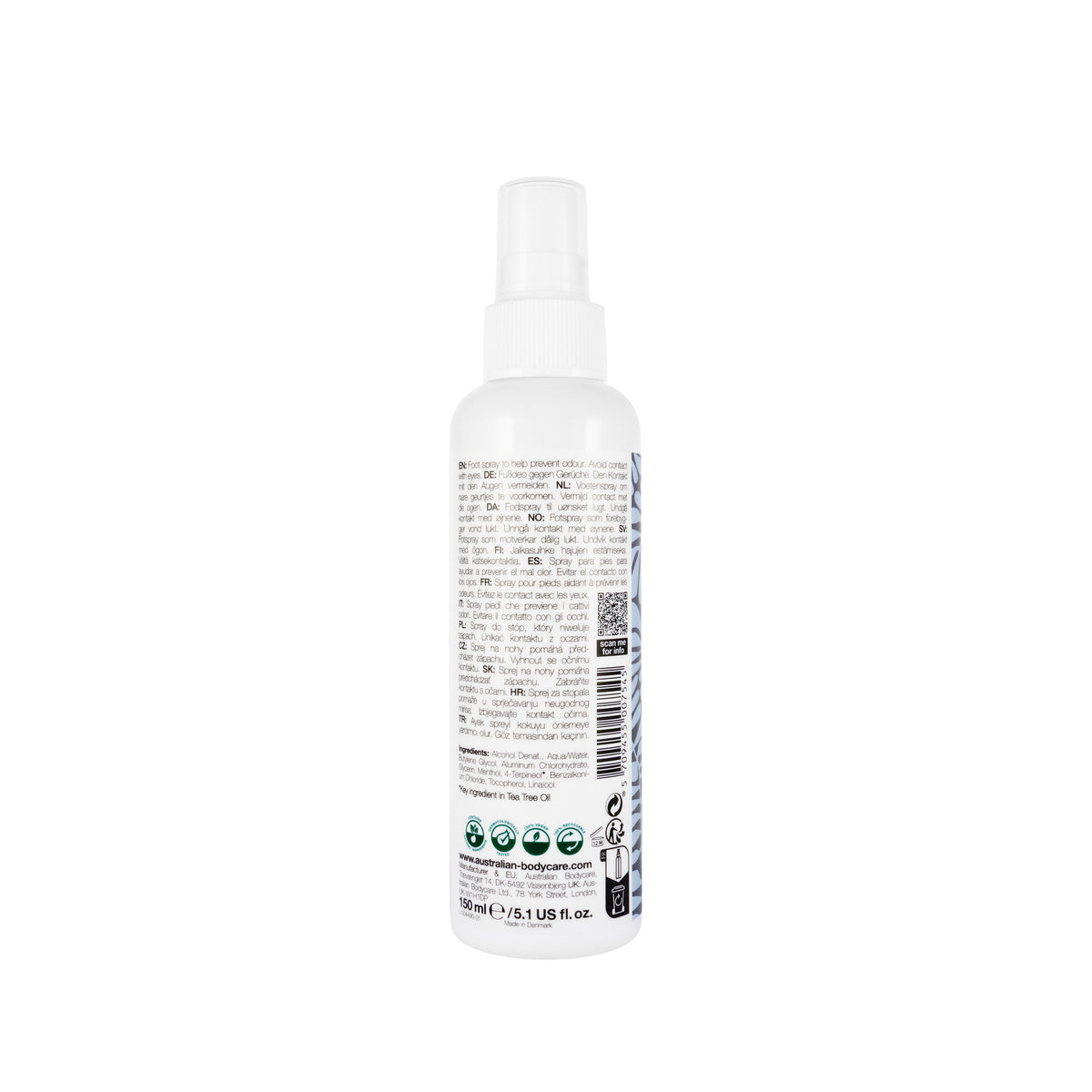 ABC Tea Tree Oil Foot Spray 150Ml