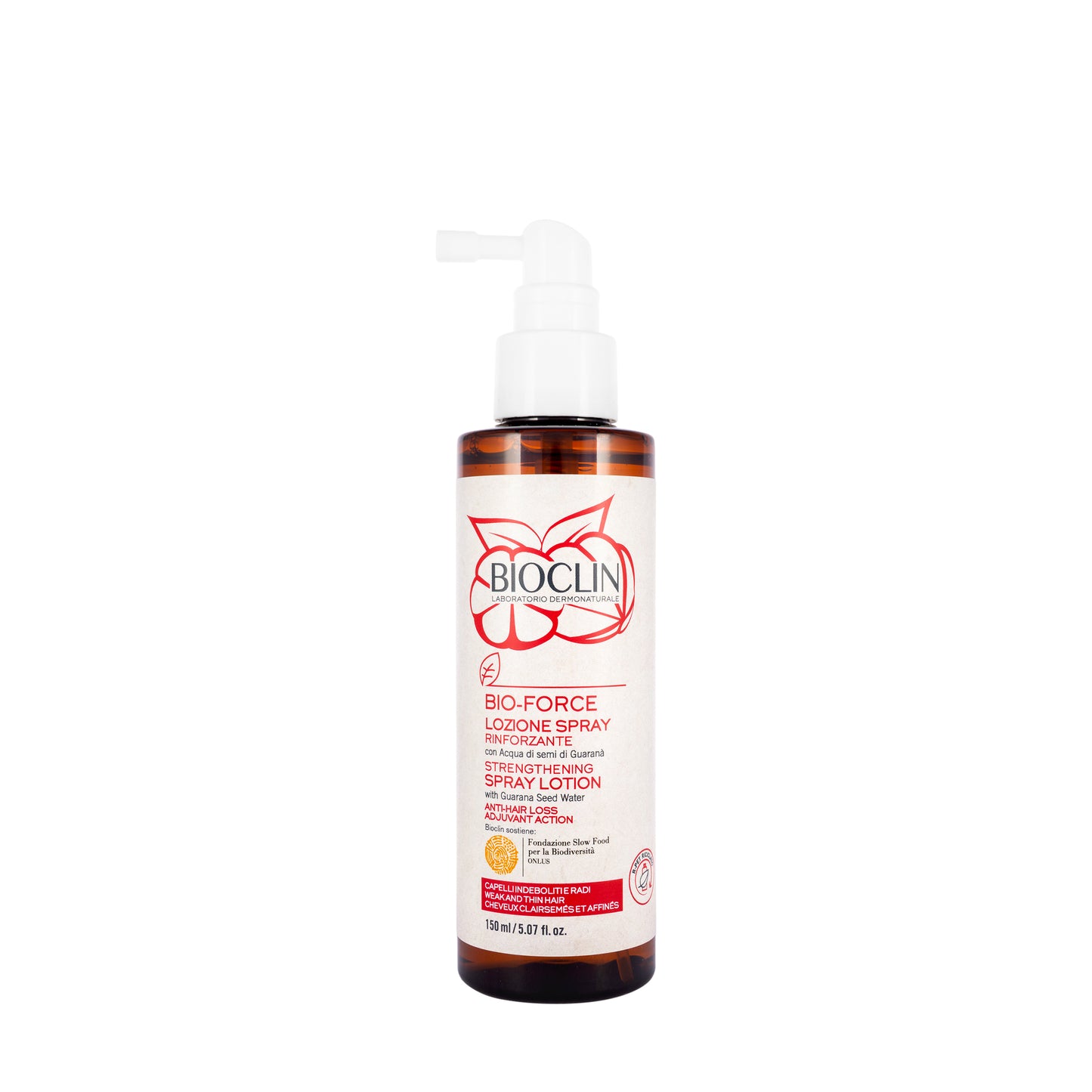 Bioclin Bio-Force Strengthening Spray Lotion with Guarana Seed Water 150 Ml