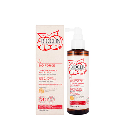 Bioclin Bio-Force Strengthening Spray Lotion with Guarana Seed Water 150 Ml