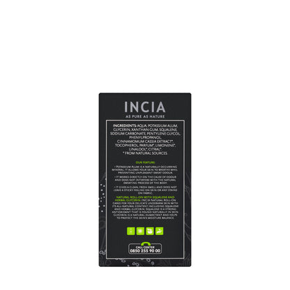 Incia Natural Deodorant Roll Men 50 Ml