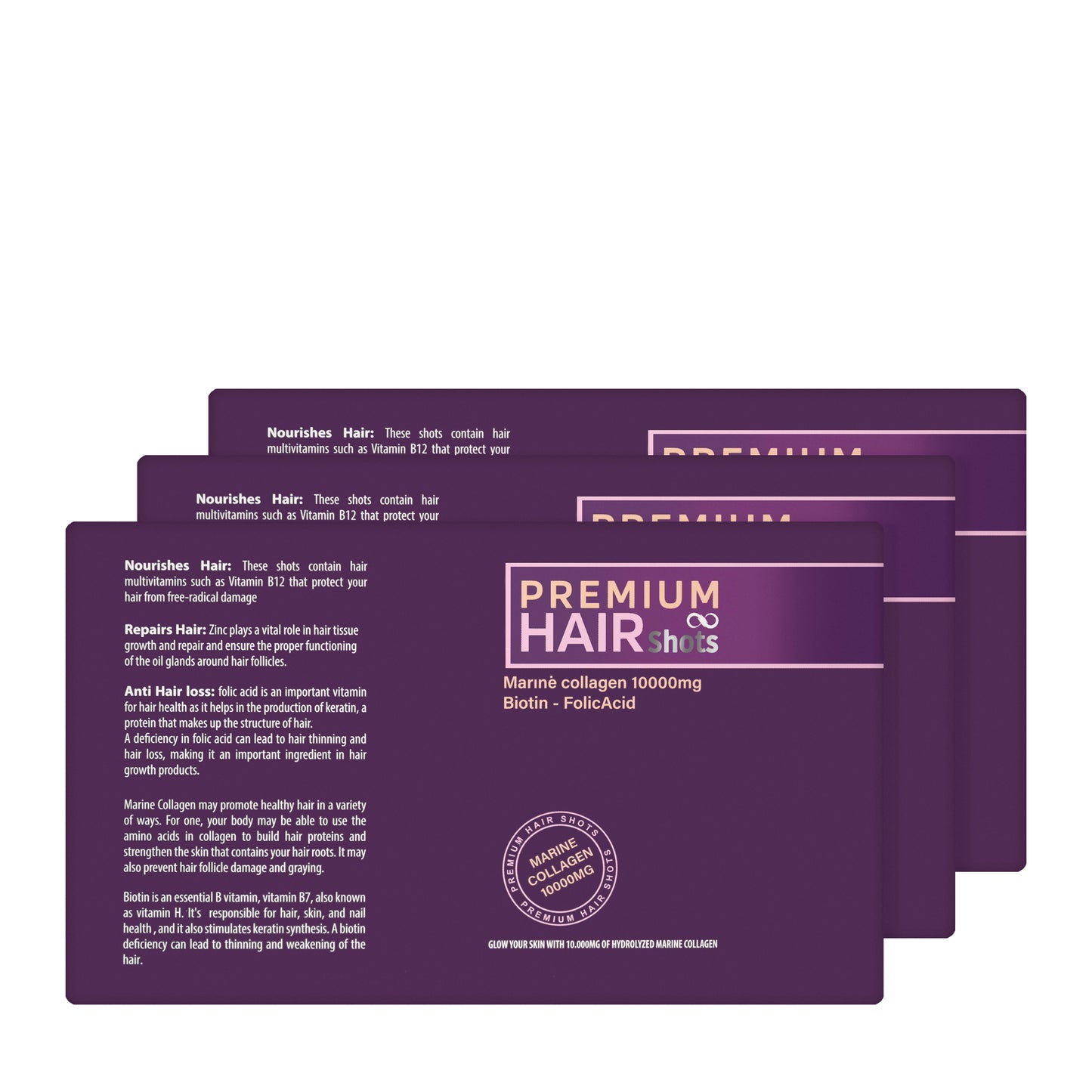 Premium Hair Shots Complete Course 30X25 ml