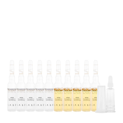 Crescina HFSC Transdermic Re-Growth Thinnig & Hair Subject To Fall [Woman-1300] 10+10 Vials  x 3.5 Ml