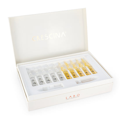Crescina HFSC Transdermic Re-Growth Thinnig & Hair Subject To Fall [Woman-1300] 10+10 Vials  x 3.5 Ml
