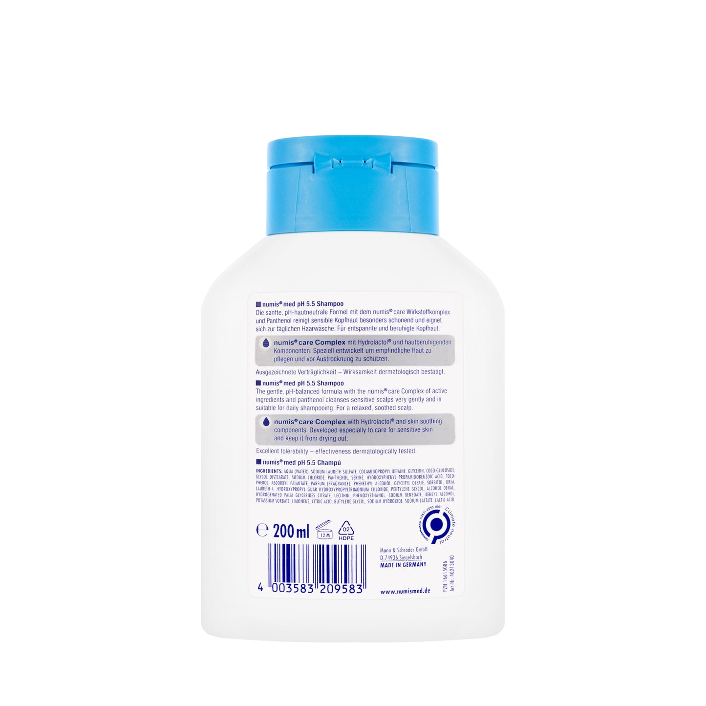 Numis med [Ph 5.5] Everyday shampoo 200 Ml