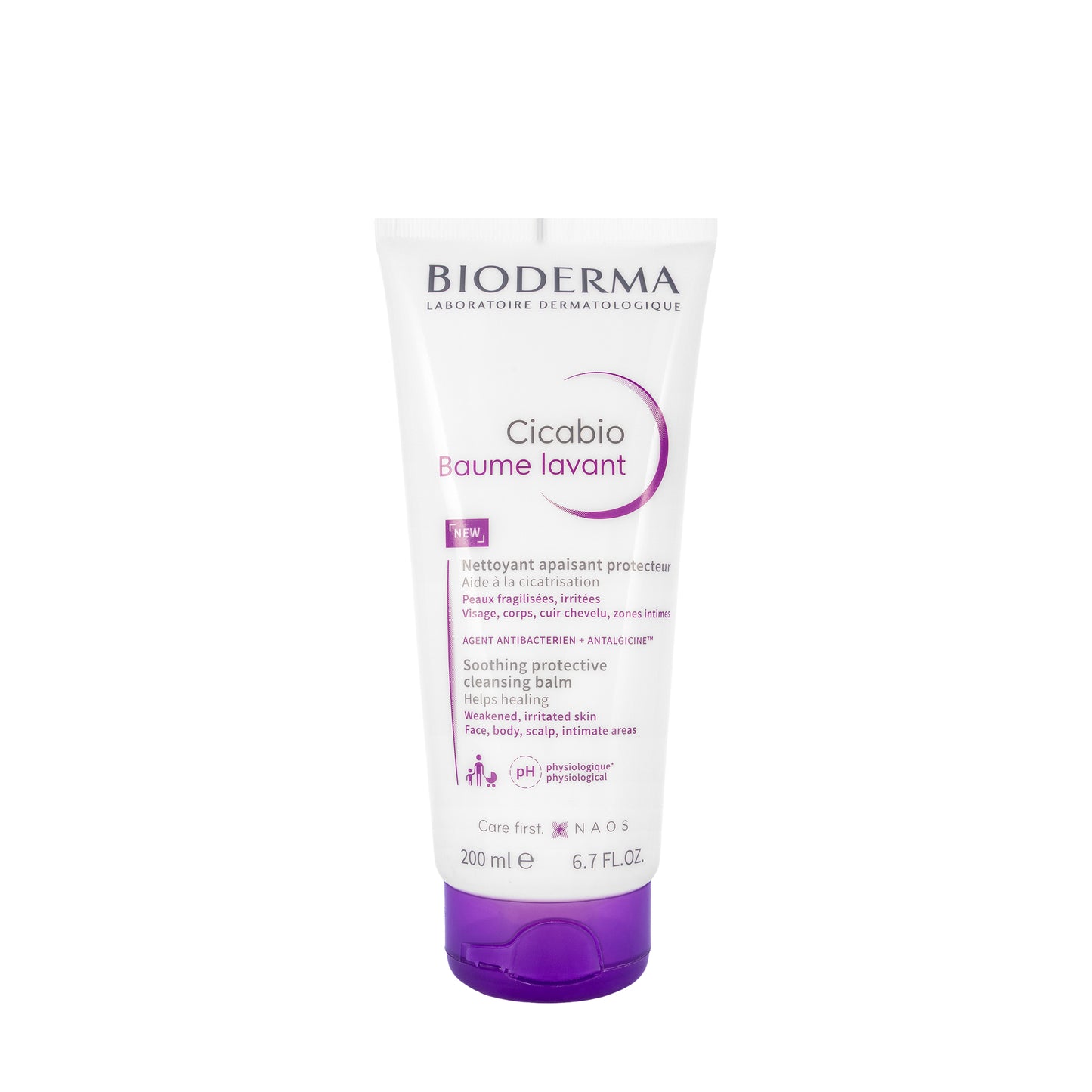 Bioderma Cicabio Baume Lavant  (Soothing Protective Cleansing Balm) 200 Ml