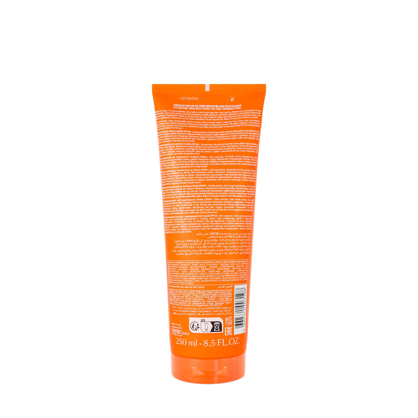 SVR Sun Secure SPF 50+ Lait Invisible 250 ml
