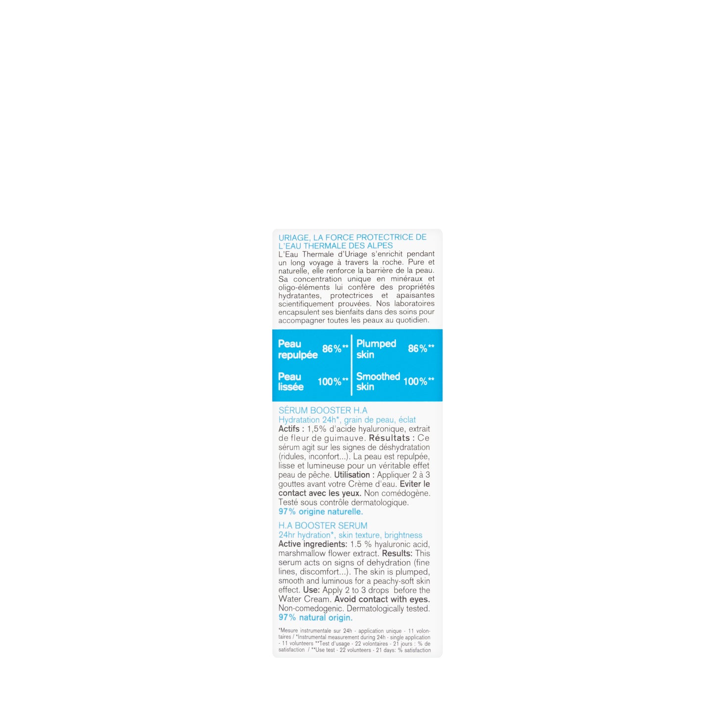 Uriage Eau Thermale H.A Booster Serum 30 ml