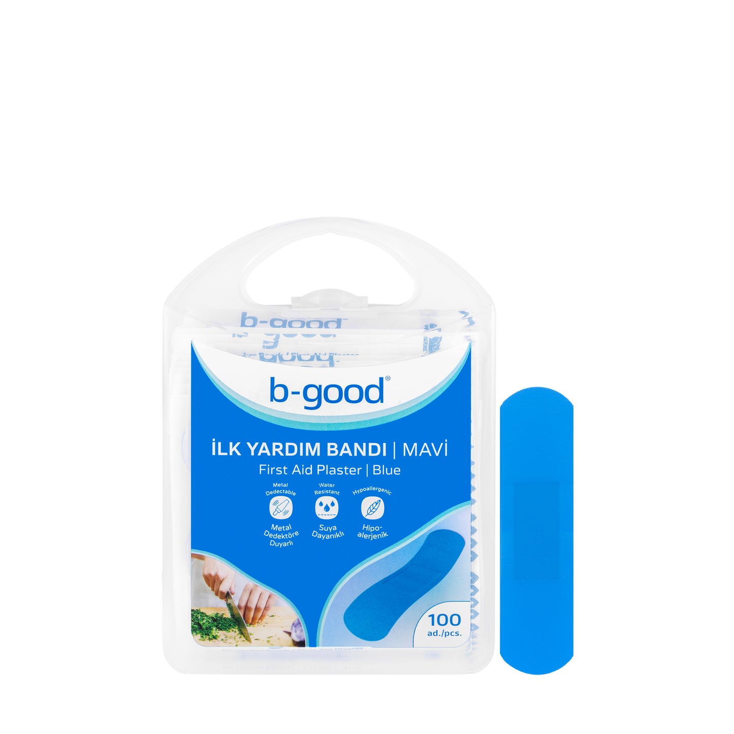 B-Good First Aid Plaster 19X72Mm 100 Pieces