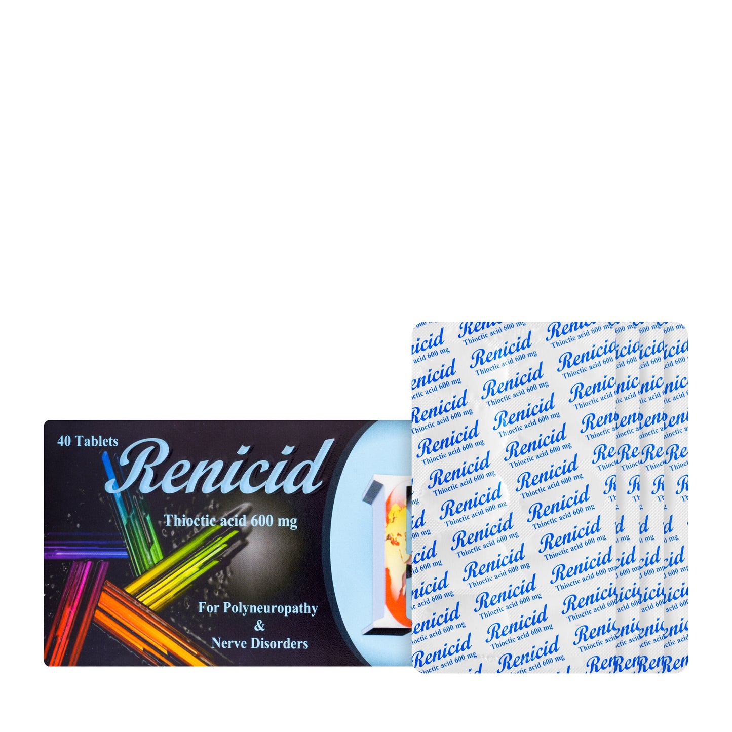 Renicid 600mg 40 Tablets