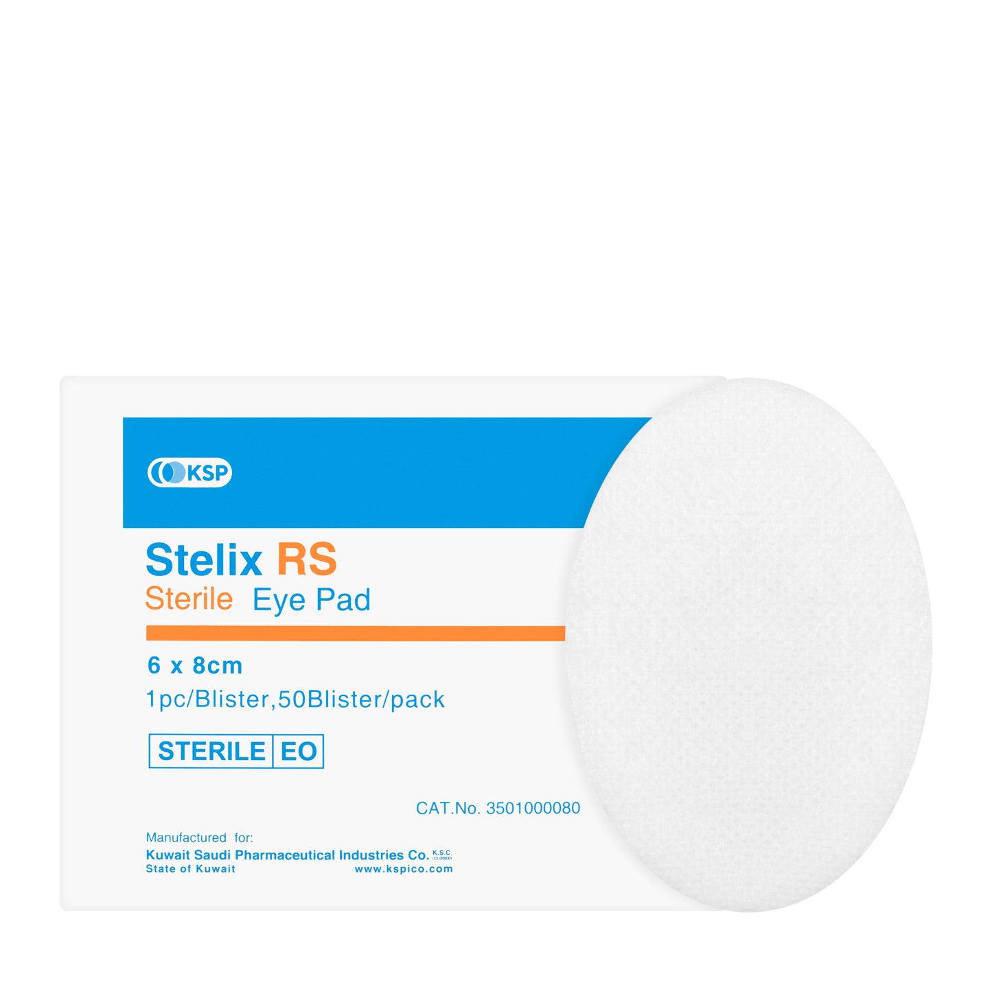 Ksp Eye Pad 6X8Cm 50 Pieces