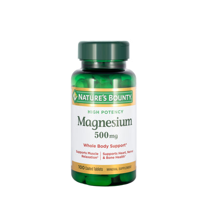 Nature's Bounty Magnesium 500mg 100 Tablet