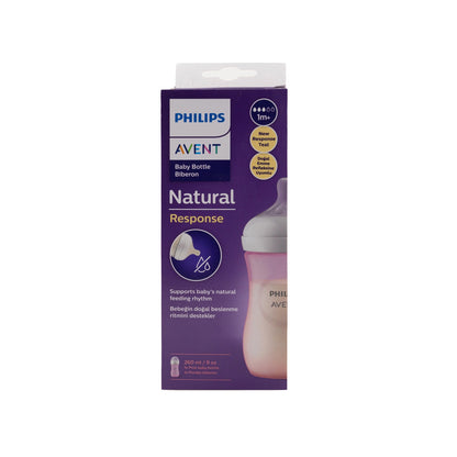 Avent [393] Natural Response Bottle 1M+ 260ML