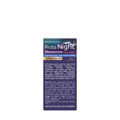 Prota Night Melatonine 10mg 30 Tablets