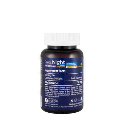 Prota Night Melatonine 10mg 30 Gummies