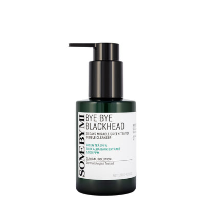 Some By Mi Bye Bye Blackhead 30 Days Miracle Green Tea Tox Bubble Cleanser 120 g