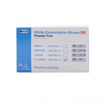 Ksp Nitrile Gloves Blue [X-Large] 100 Pieces