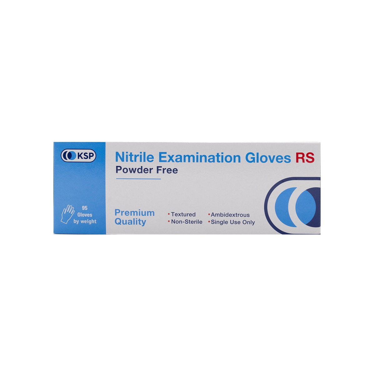 Ksp Nitrile Gloves Blue [X-Large] 100 Pieces