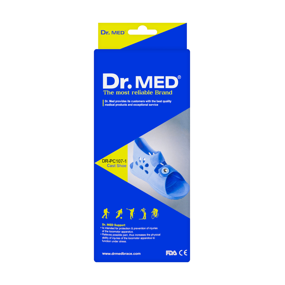 Dr Med Cast Shoes Blue [Small] [Dr-Pc107-1]