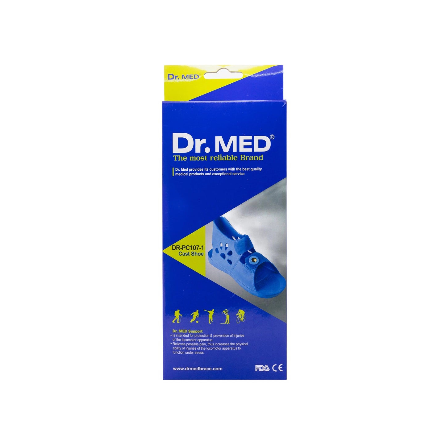 Dr Med Cast Shoes Blue [Large] [Dr-Pc107-1]