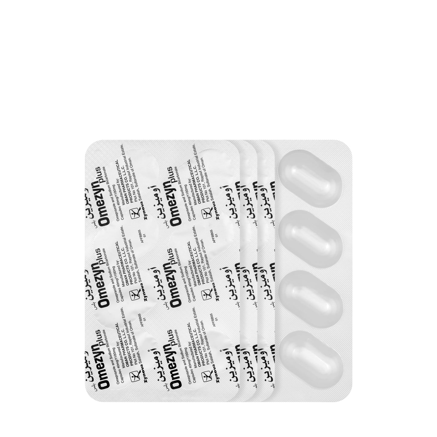 Omezyn Plus 40/1100Mg 28 Capsules