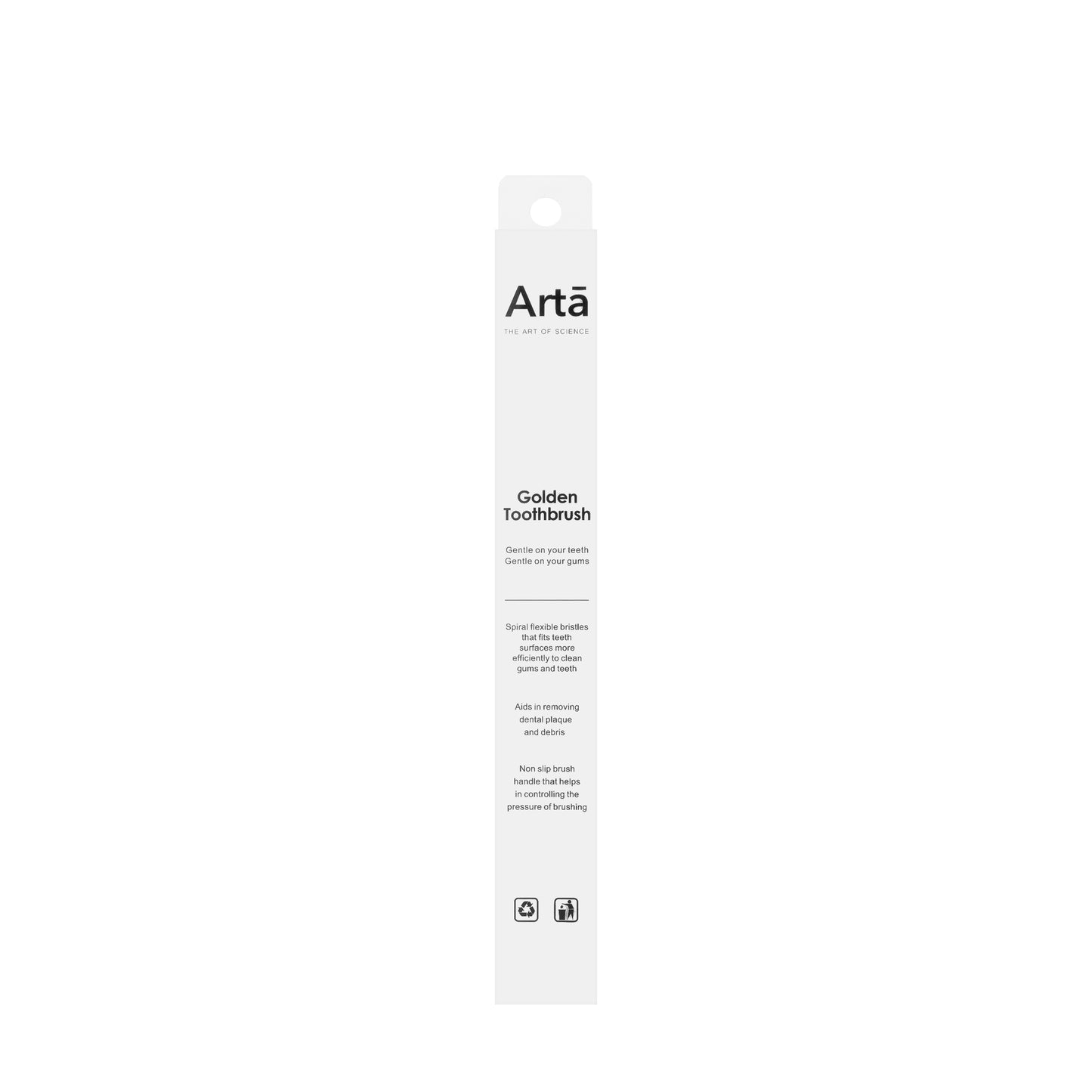 Arta Golden Toothbrush Soft [Gray Bristles]