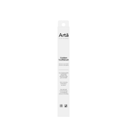Arta Golden Toothbrush Soft [Gray Bristles]