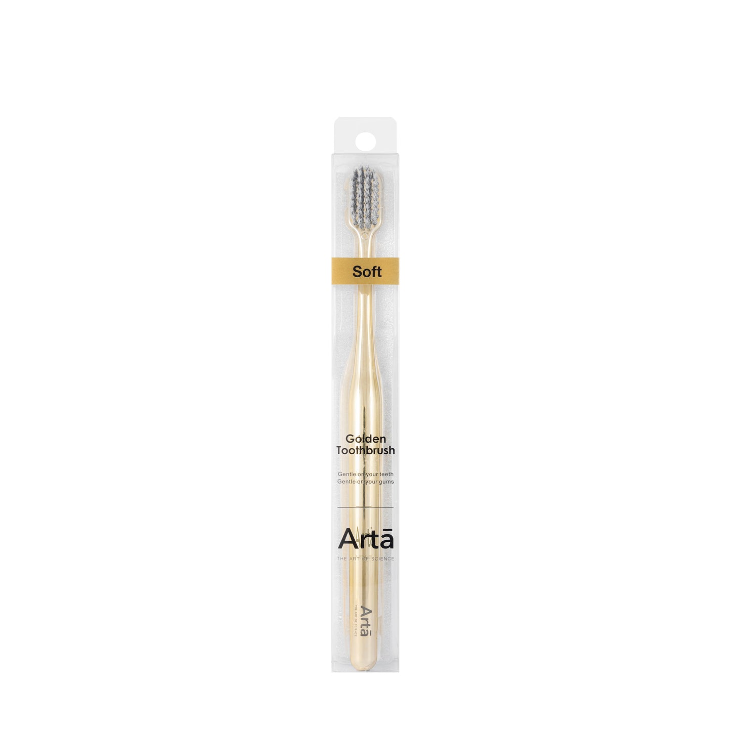 Arta Golden Toothbrush Soft [Gray Bristles]