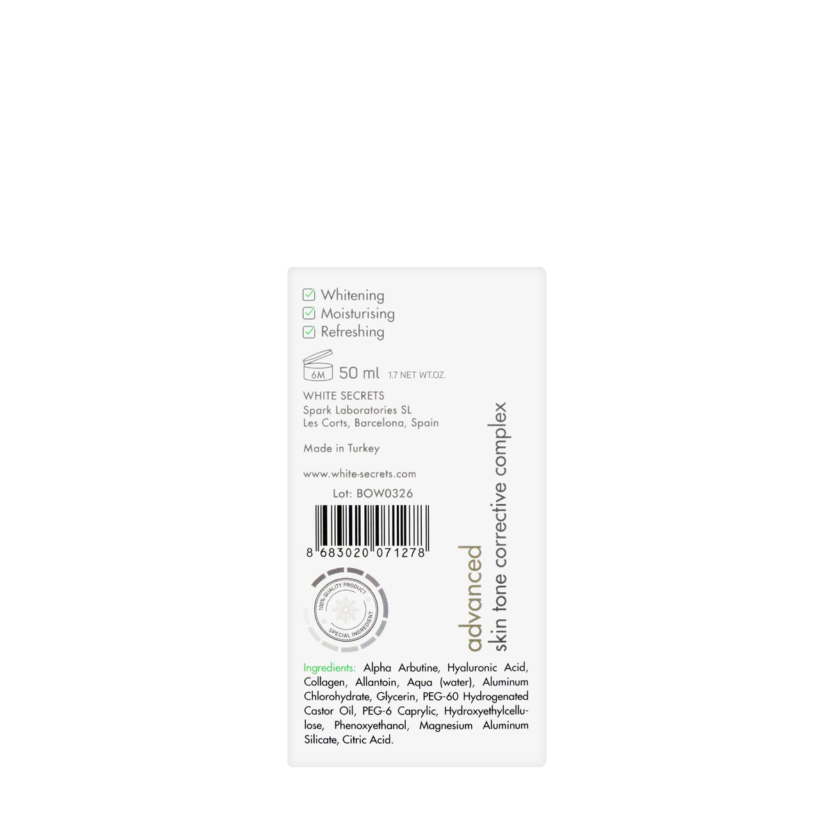 White Secrets Ultra Gentle White And Bright Deodorant Roll