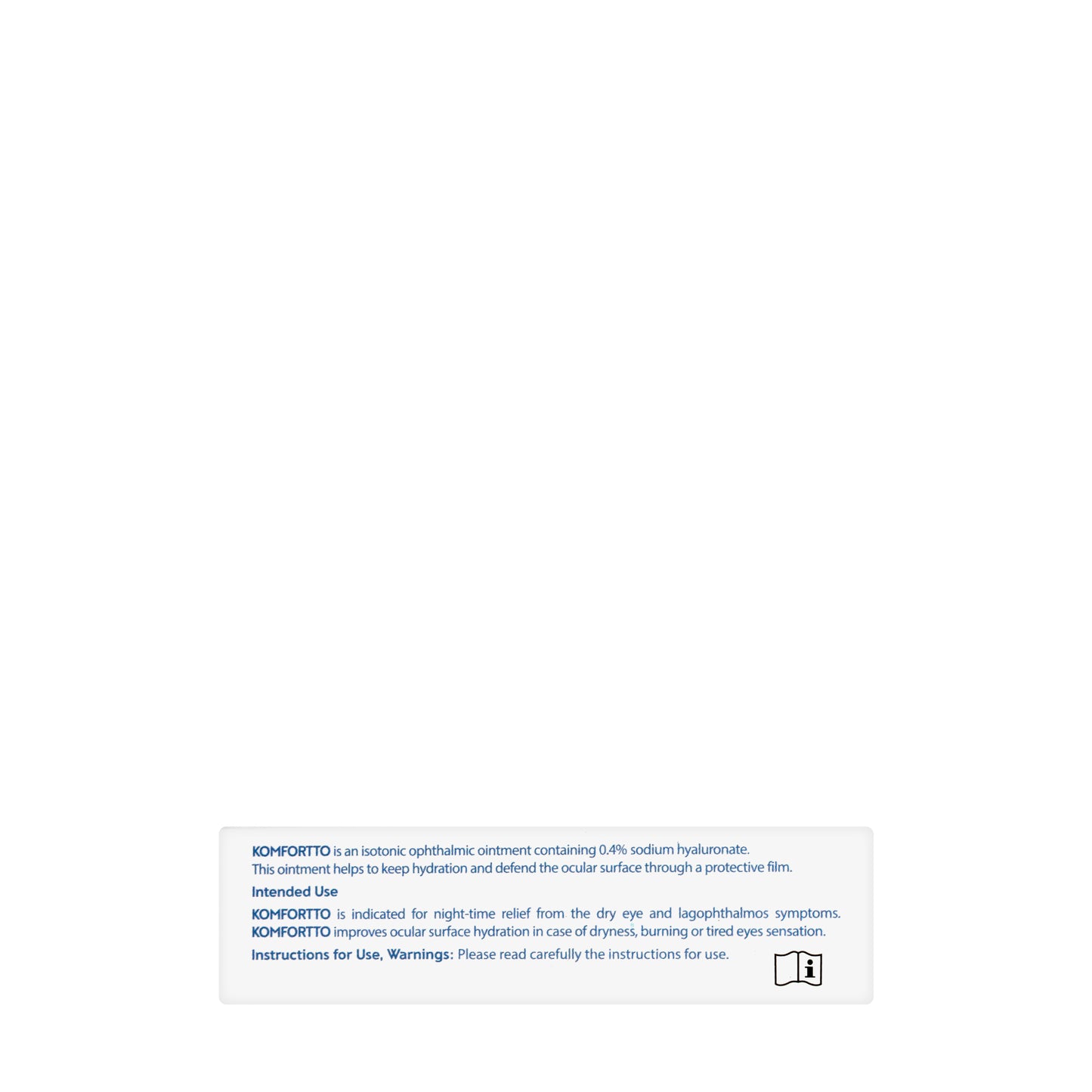 Komfortto Eye Ointment 5Gm