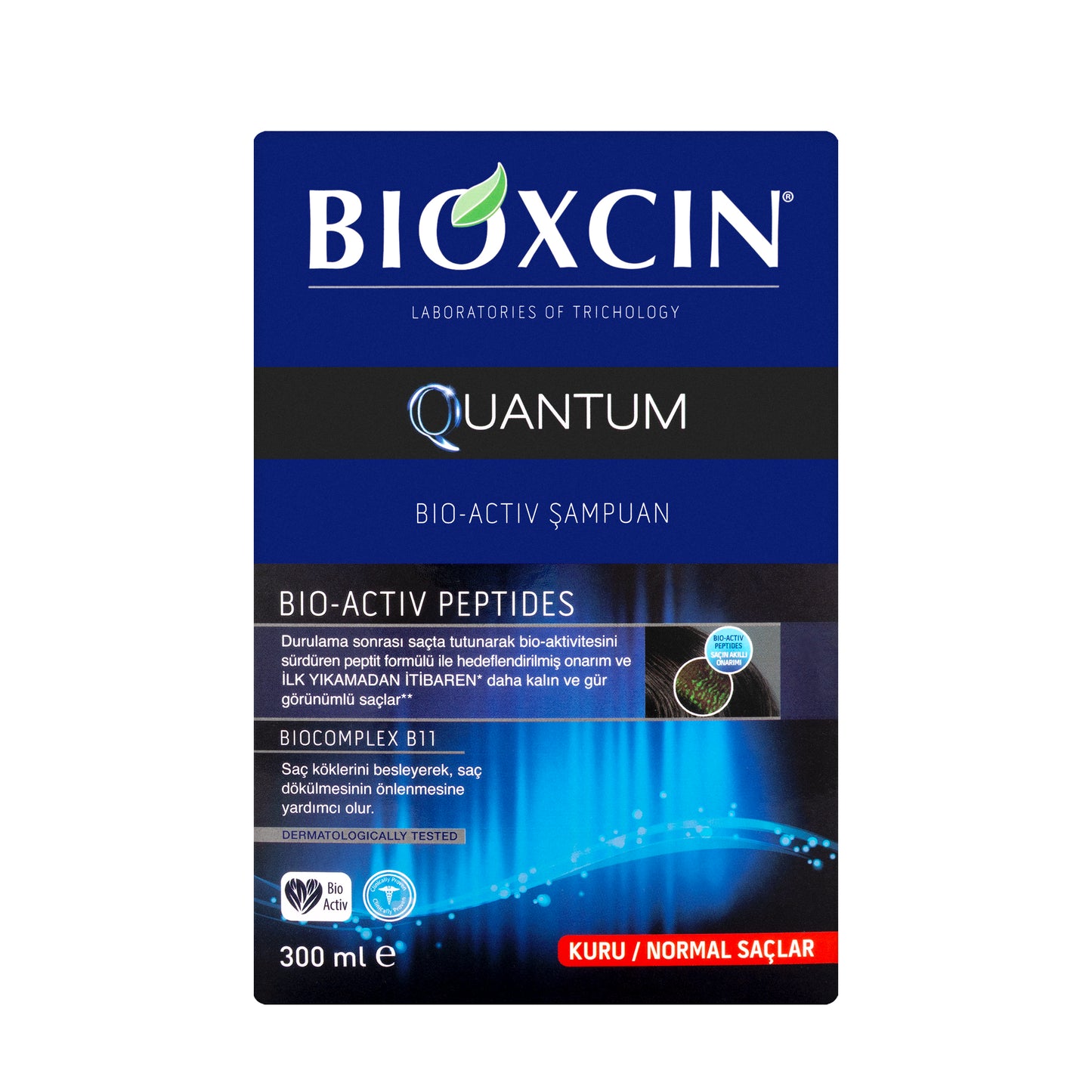 Bioxcin Quantum Bio-Activ Shampoo for Dry/Normal Hair 300 Ml