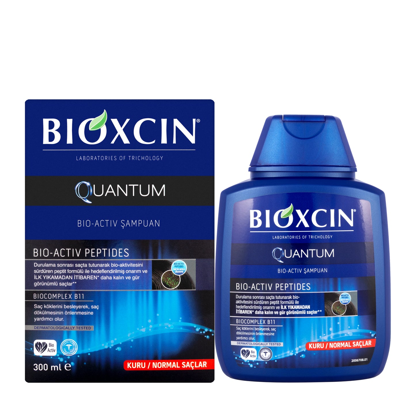 Bioxcin Quantum Bio-Activ Shampoo for Dry/Normal Hair 300 Ml