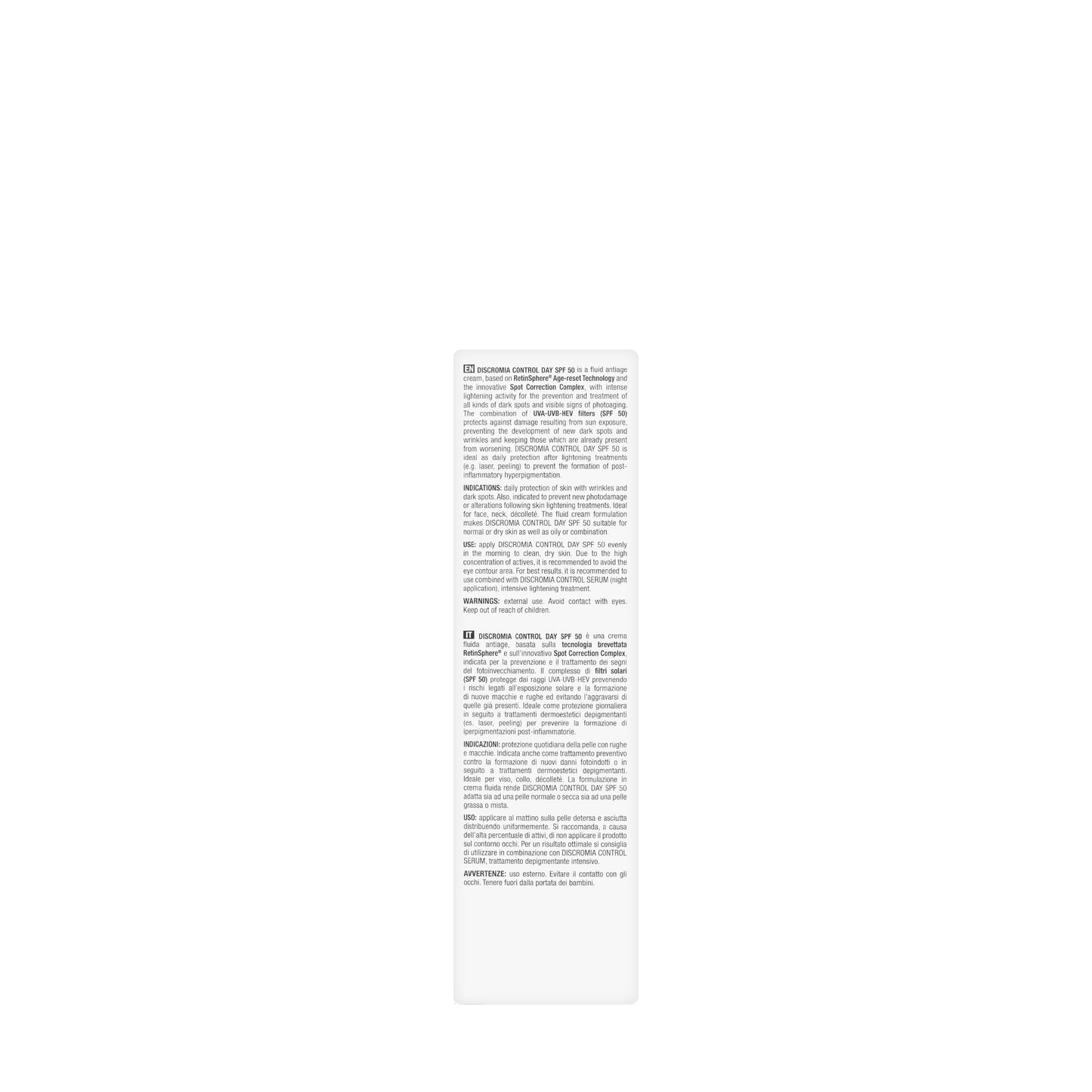 Magistrali SPF 50 Discromia Control Day Cream 50 Ml