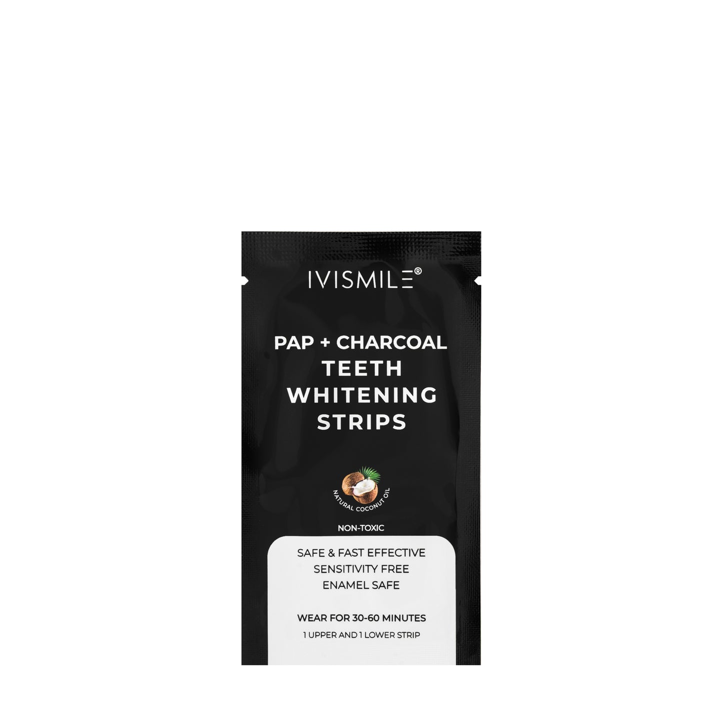 Ivismile Pap+Charcoal Teeth Whitening Strips 28Strips