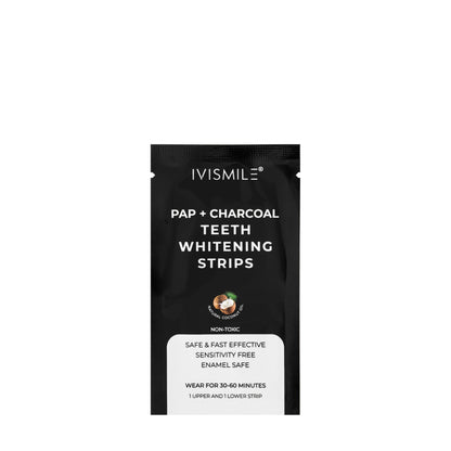 Ivismile Pap+Charcoal Teeth Whitening Strips 28Strips