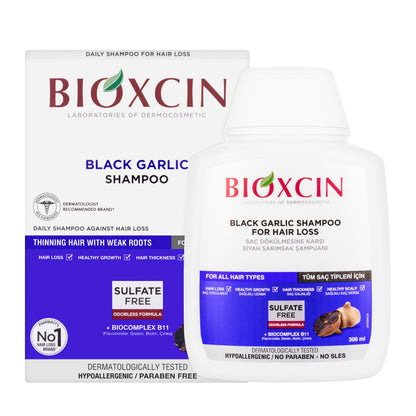 Bioxcin Black Garlic Shampoo 300 Ml