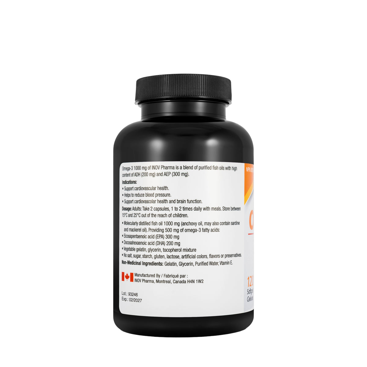 Inov Pharma Omega 3 1000 mg 120 Softgel